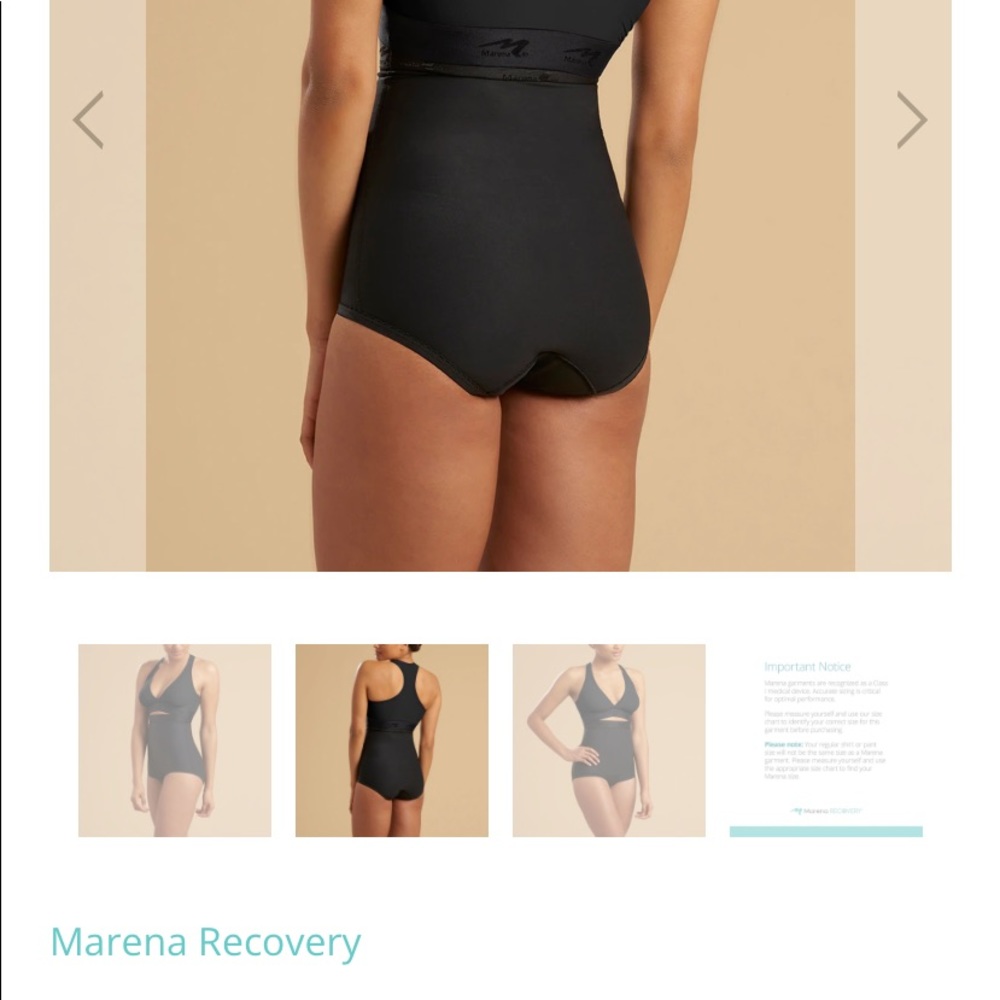 Marena recovery high-waist zipperless girdle